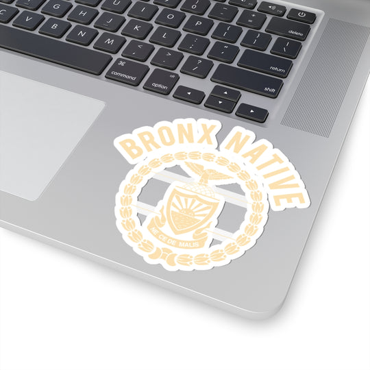 Bronx Native Crest (Gold) Sticker