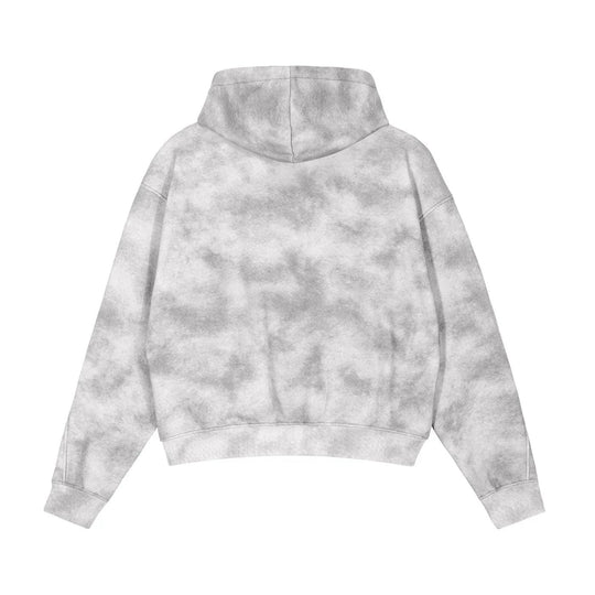 Poder del Pueblo Dirty Washed Zip-Up Fleece Hoodie