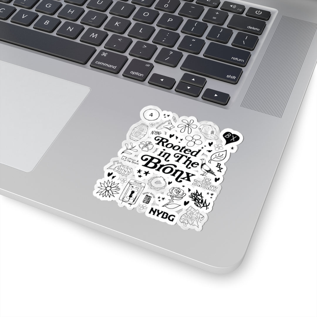 Rooted in the Bronx Sticker (Black)