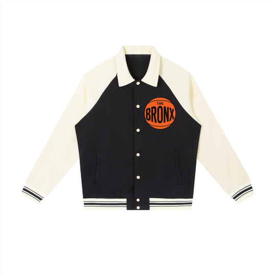The Bronx Basketball 2026 Playoff Ed. Contrast Raglan Sleeve Jacket