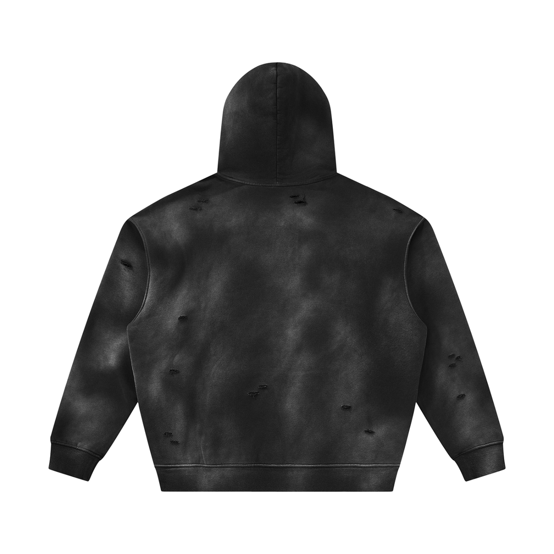 Bronx Summer Sunfade Frayed Fleece Hoodie by Bronx Native — Summer Collection product image