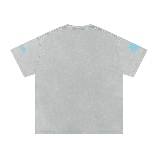 El Bronx Snow Washed Oversized Cotton T-Shirt by Bronx Native for New York summer