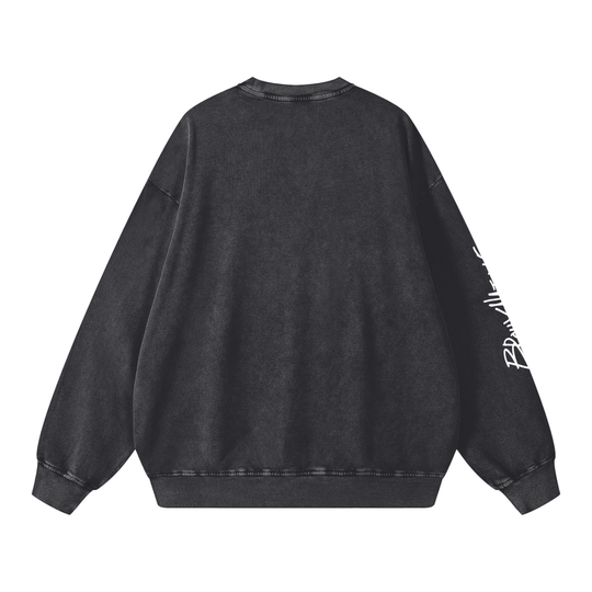 Have a Bronx Day Snow Washed Oversized Sweatshirt