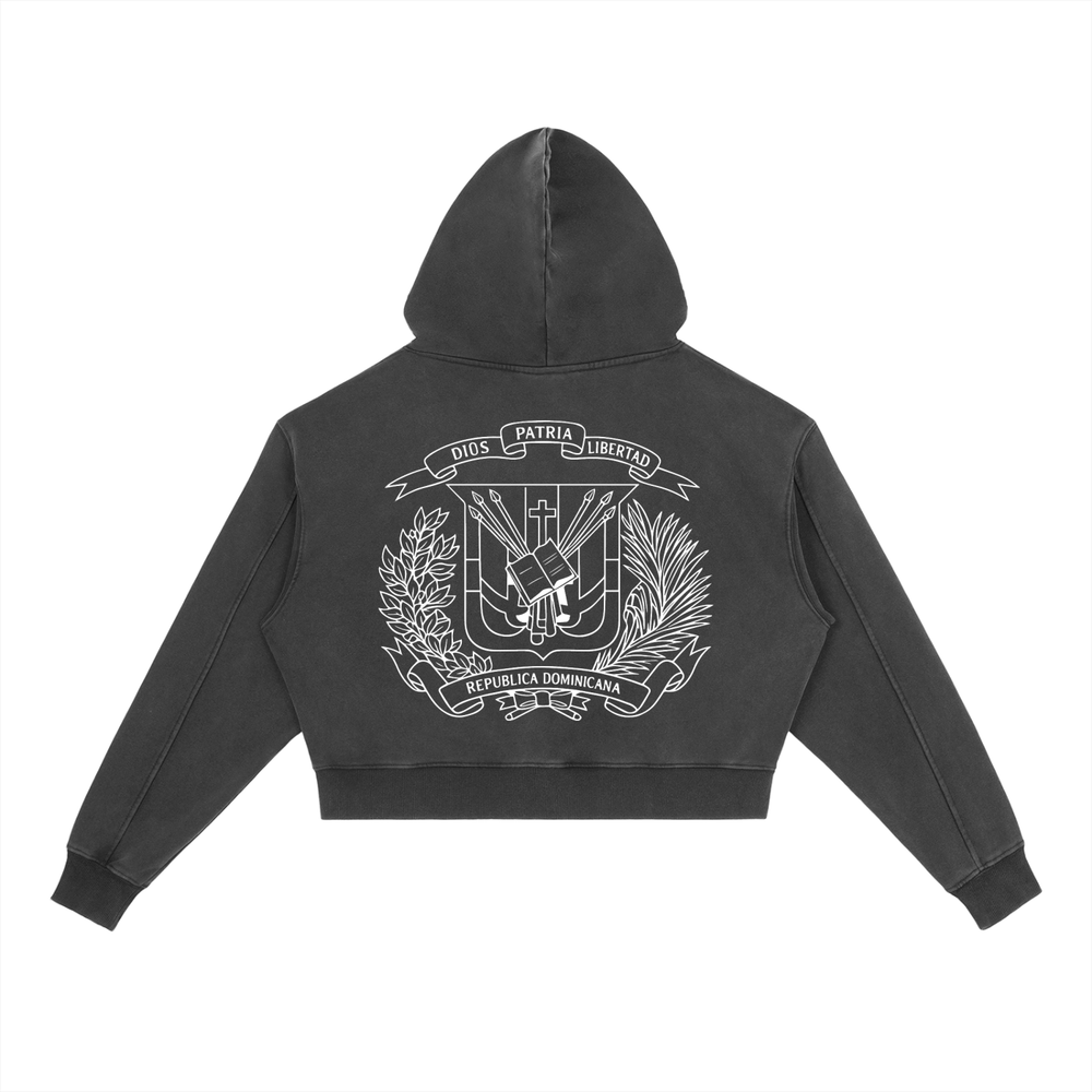 Uptown Dominican Womens Vintage Washed Heavyweight Hoodie