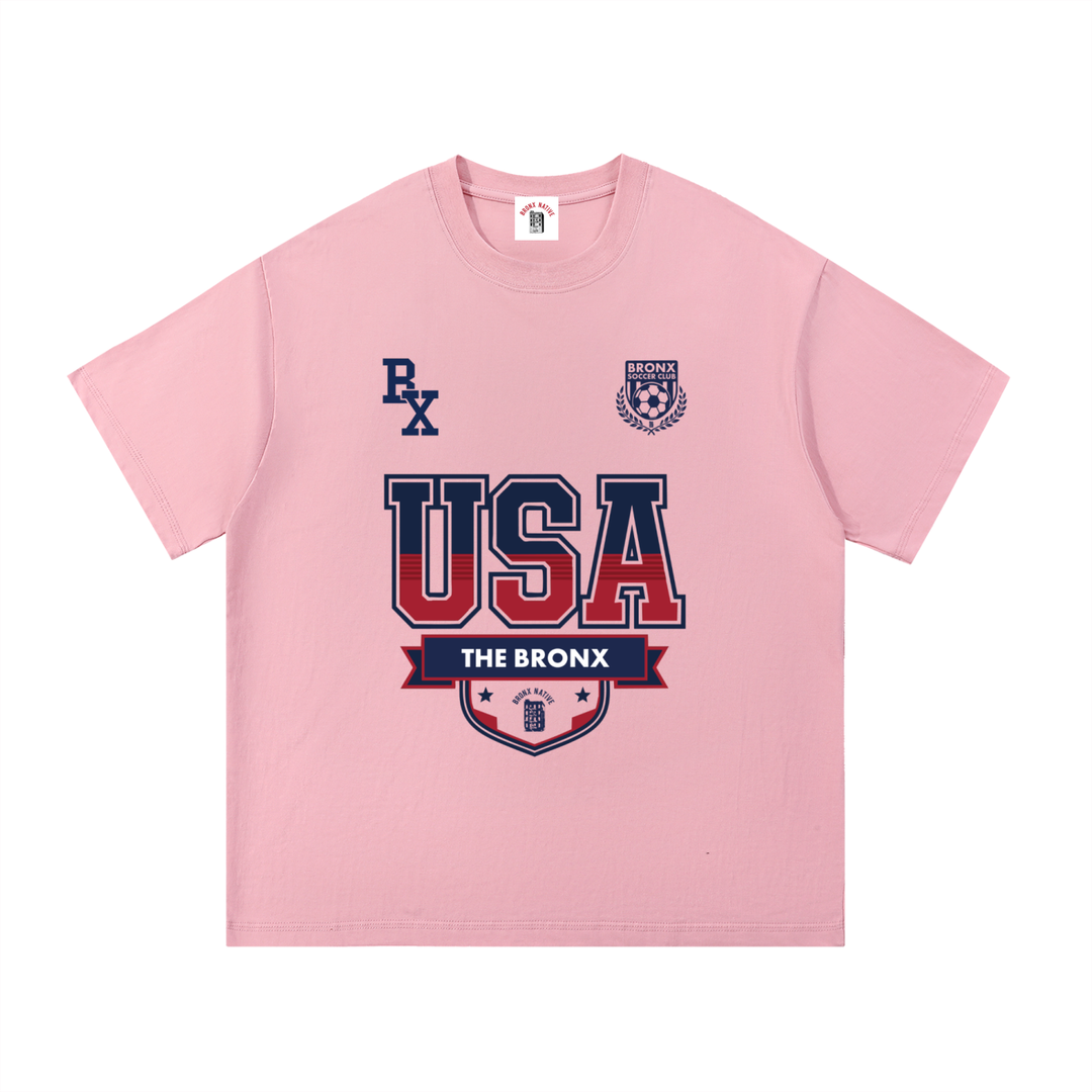 USA x Bronx Native Soccer Essential Cotton T-Shirt product image 1 of 10 by Bronx Native