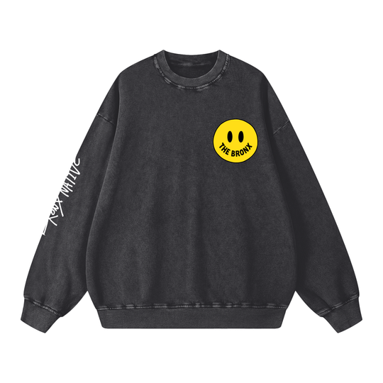 Snow Washed Oversized Sweatshirt