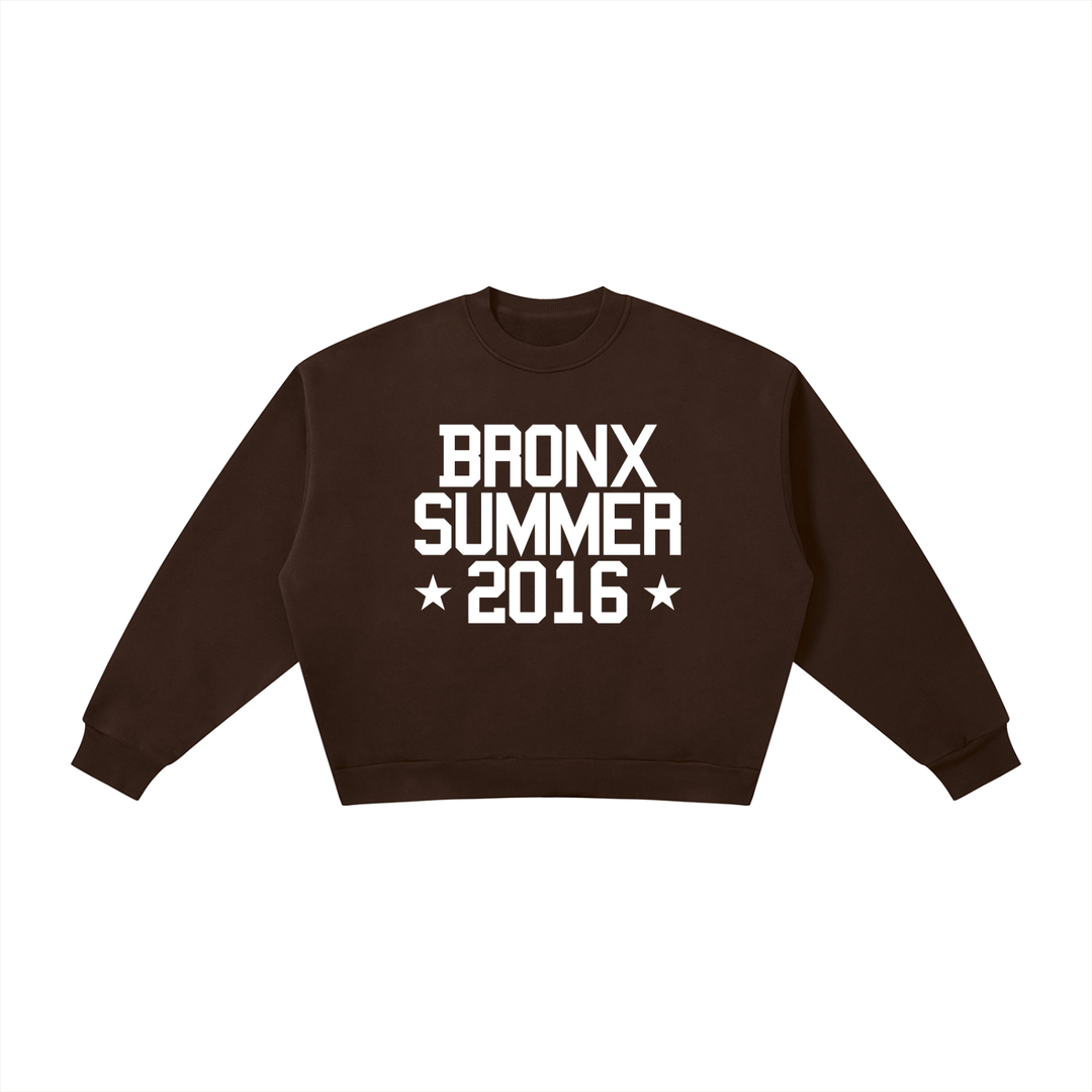 Bronx Summer Boxy Fleece Crewneck by Bronx Native — Summer Collection product image