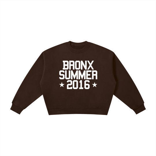 Bronx Summer Boxy Fleece Crewneck by Bronx Native — Summer Collection product image