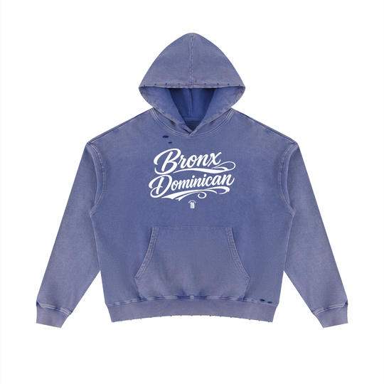 DR Unisex Mineral Wash Distressed Hoodie