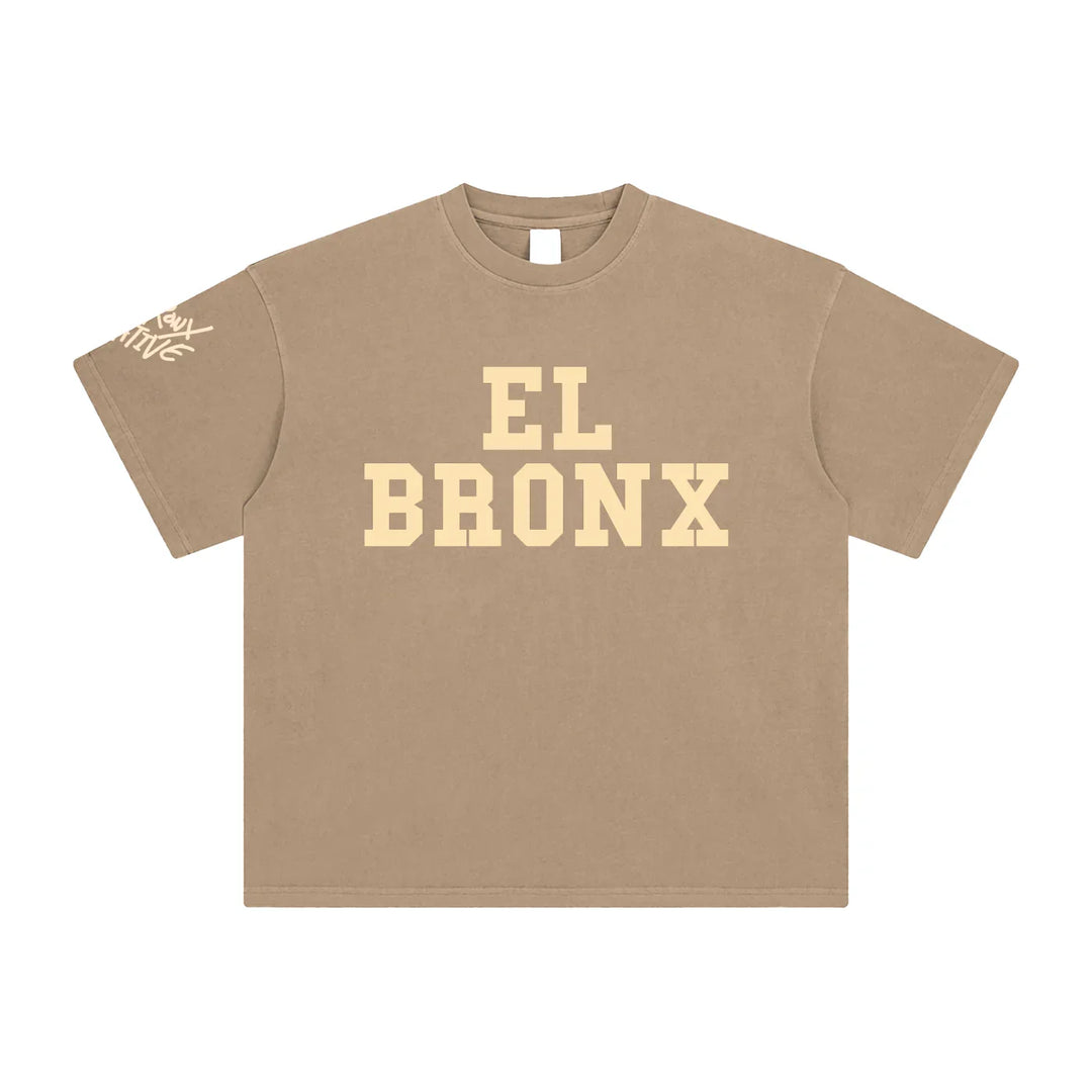 EL BRONX Enzyme Washed T-Shirt