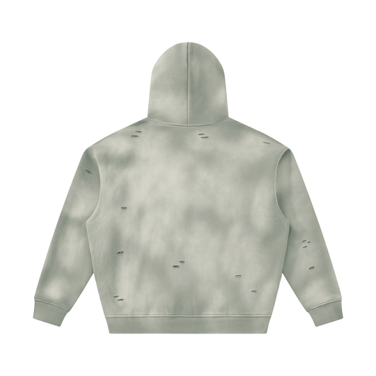 Bronx Summer Light Gray Sunfade Fleece Hoodie by Bronx Native — Summer Collection product image
