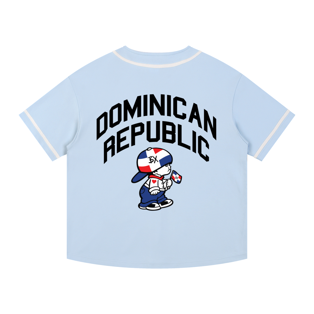 DR Independence Contrast Piped Button-Up Jersey