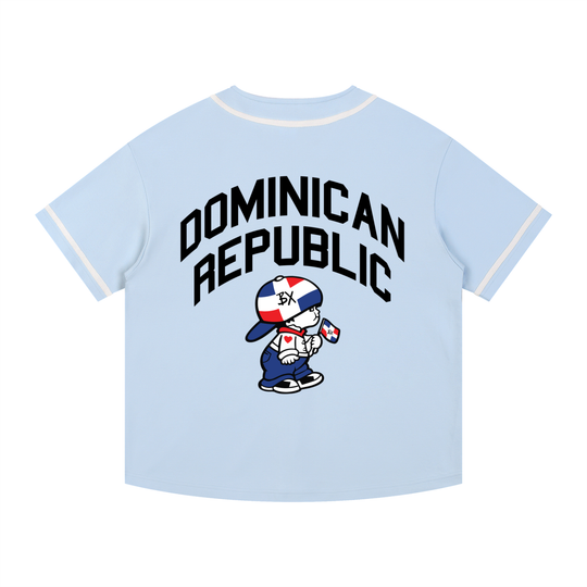 DR Independence Contrast Piped Button-Up Jersey