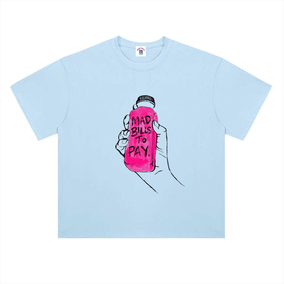 Mad Bills to Pay x BXN Heavyweight Drop Shoulder Tee (Lim. Ed. Drop)