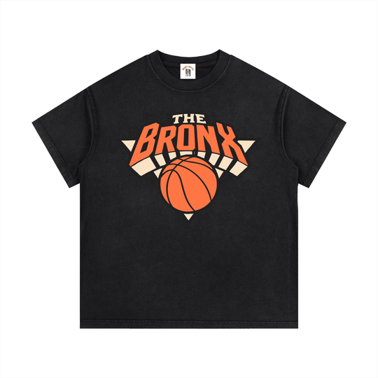 Bronx Basketball 2026 Playoffs Vintage Wash Cotton T-Shirt by Bronx Native