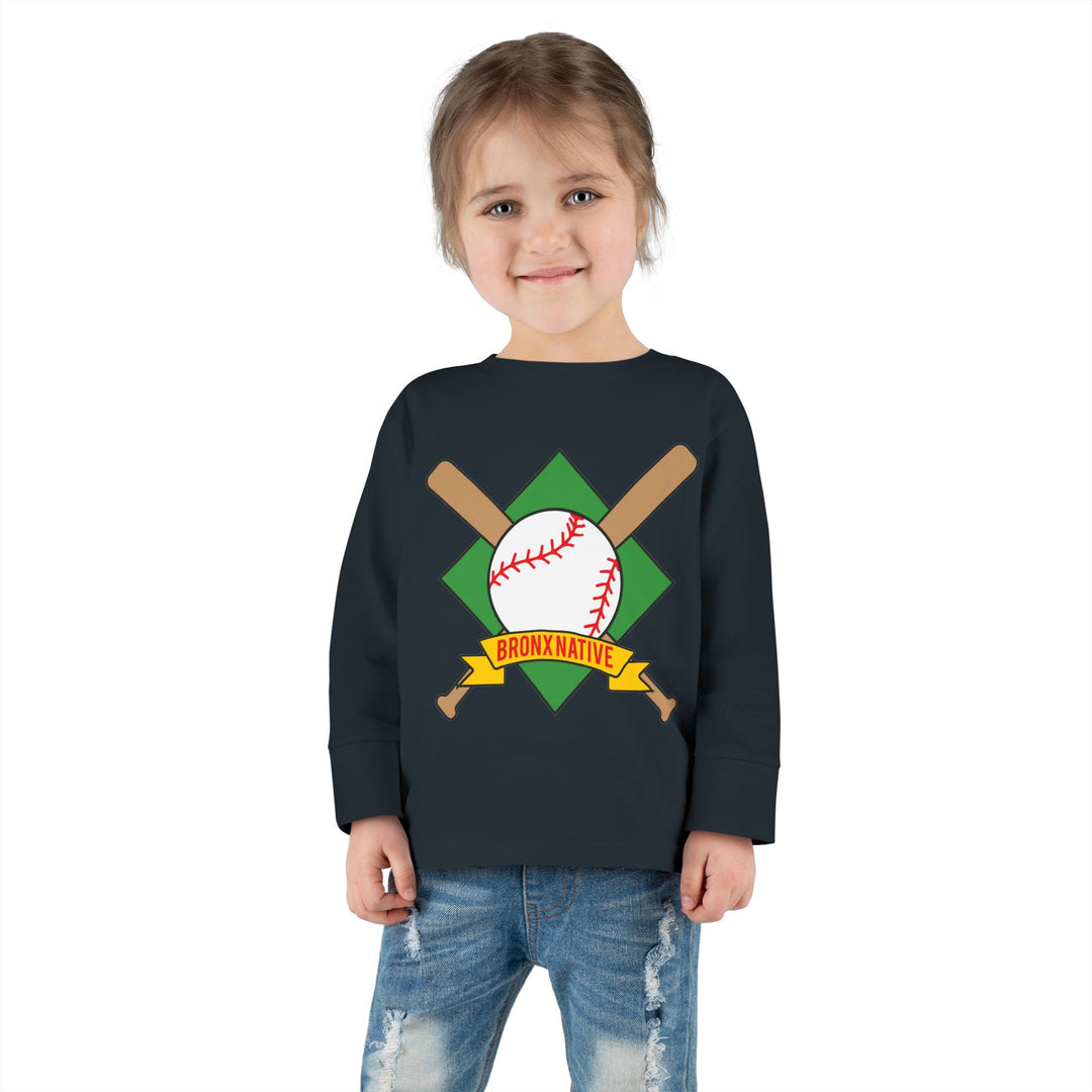 Bronx Native Baseball Toddler Long Sleeve Tee