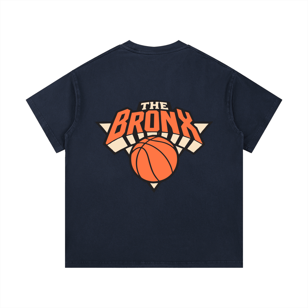 Bronx Basketball 2026 Playoffs Vintage Wash Cotton T-Shirt by Bronx Native