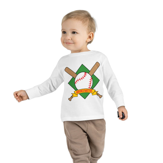 Bronx Native Baseball Toddler Long Sleeve Tee