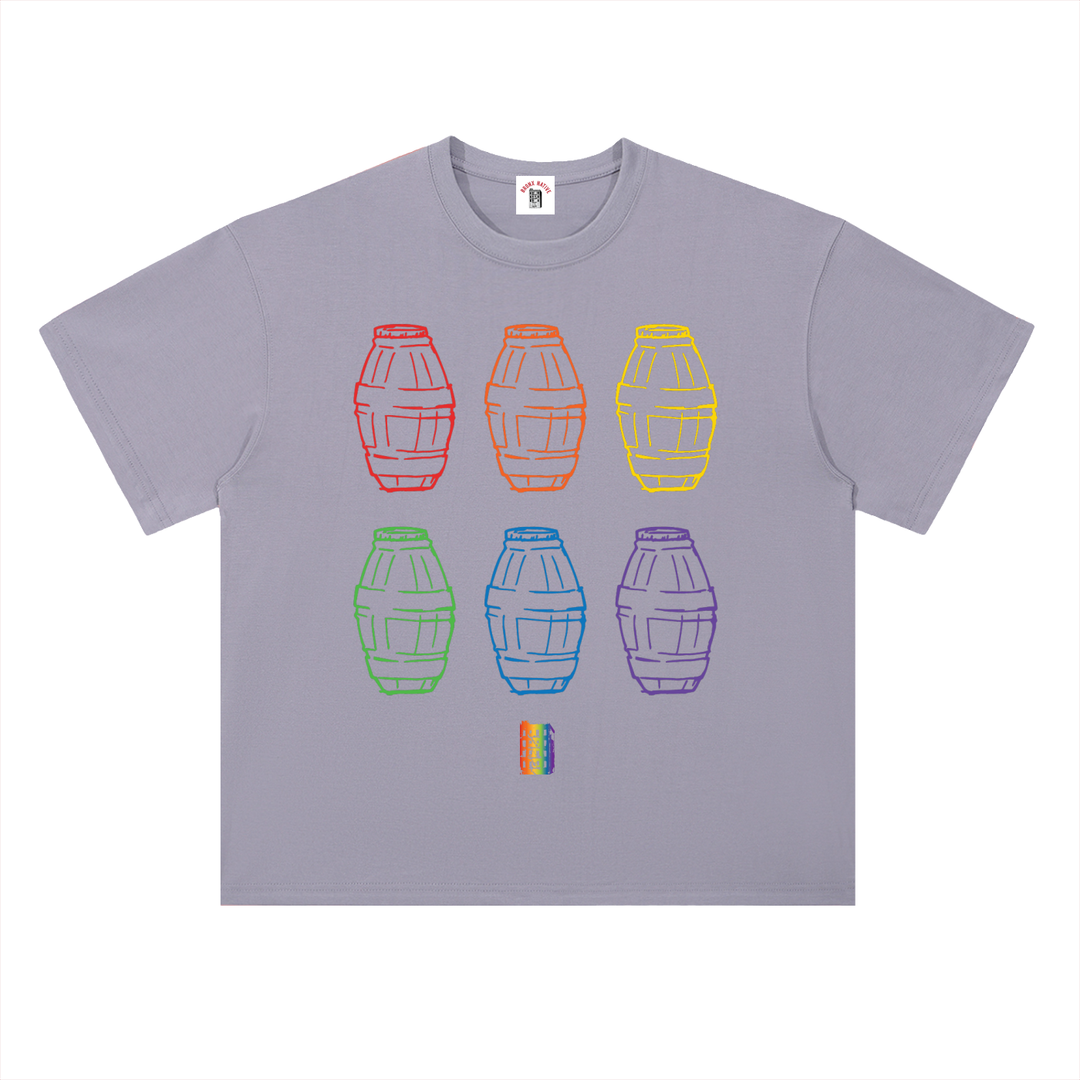 Heavyweight Drop Shoulder Cotton T-Shirt