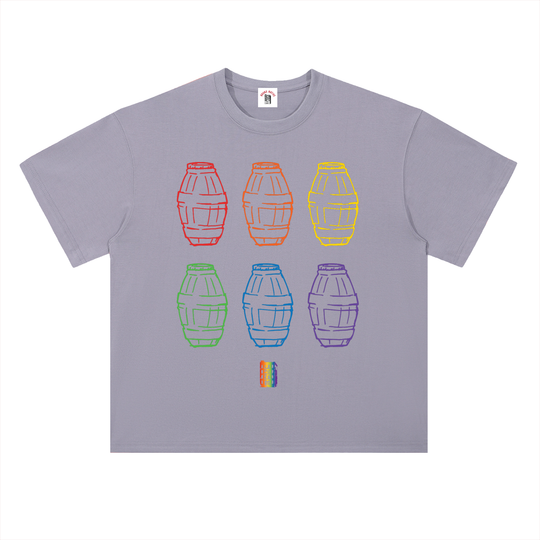 Heavyweight Drop Shoulder Cotton T-Shirt