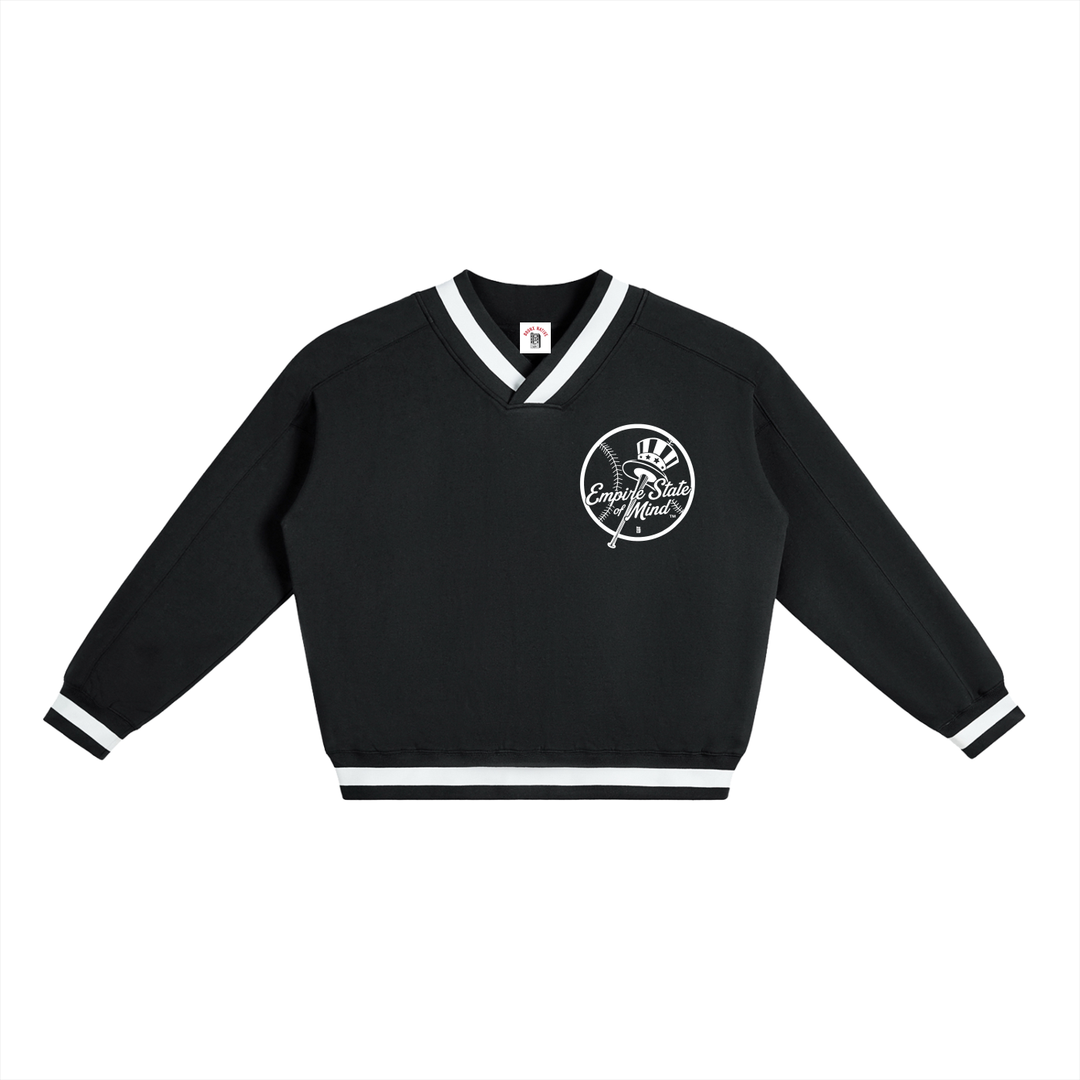 BX x BK 30th Anniversary V-Neck Boxy Sweatshirt by Bronx Native — BX x BK 30th Anniversary Stadium Series product image