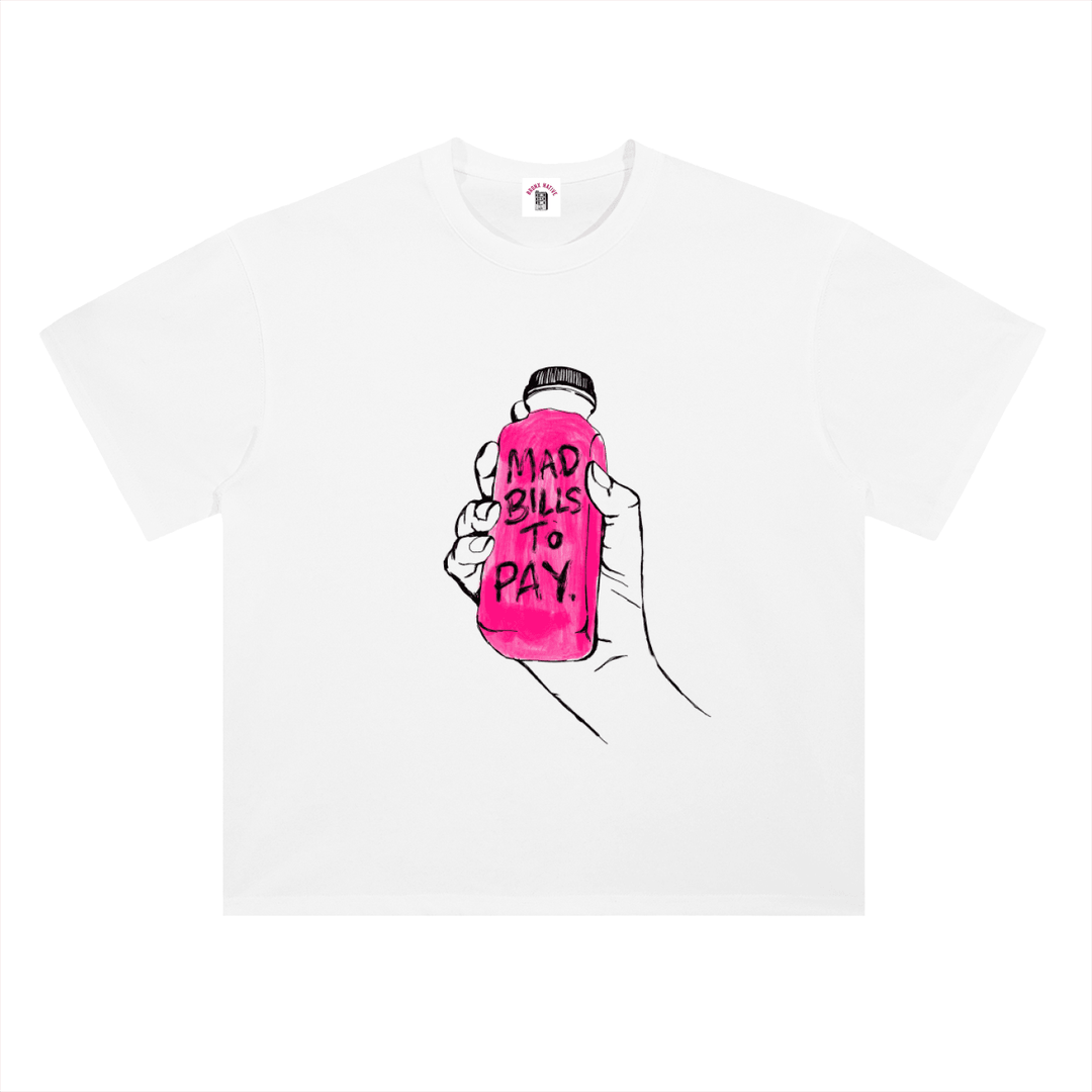 Mad Bills to Pay x BXN Heavyweight Drop Shoulder Tee (Lim. Ed. Drop)