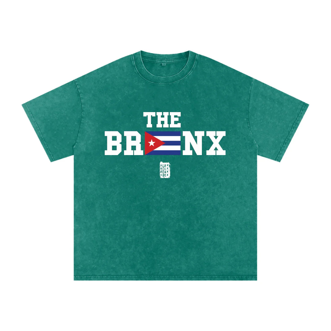 The Bronx Snow Washed Oversized Cotton T-Shirt