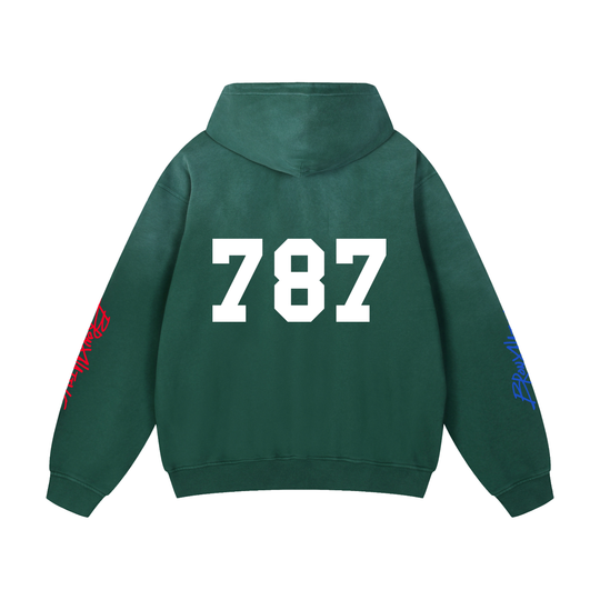 Nuyorican 787 PR Edition Heavyweight Sunfade Oversized Hoodie by Bronx Native