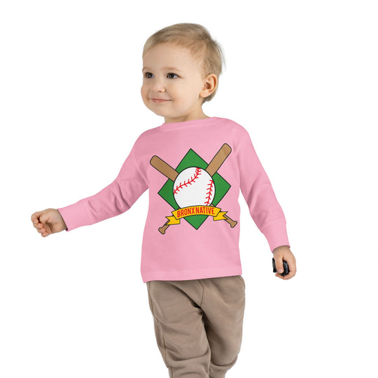 Bronx Native Baseball Toddler Long Sleeve Tee