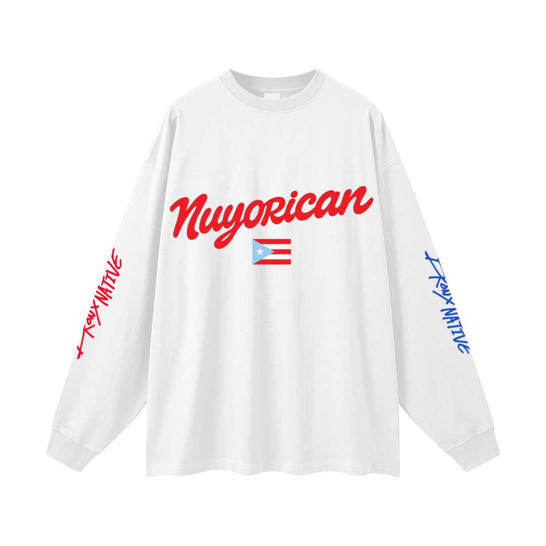 Nuyorican PR Edition Oversized Unisex Long Sleeve T-Shirt by Bronx Native