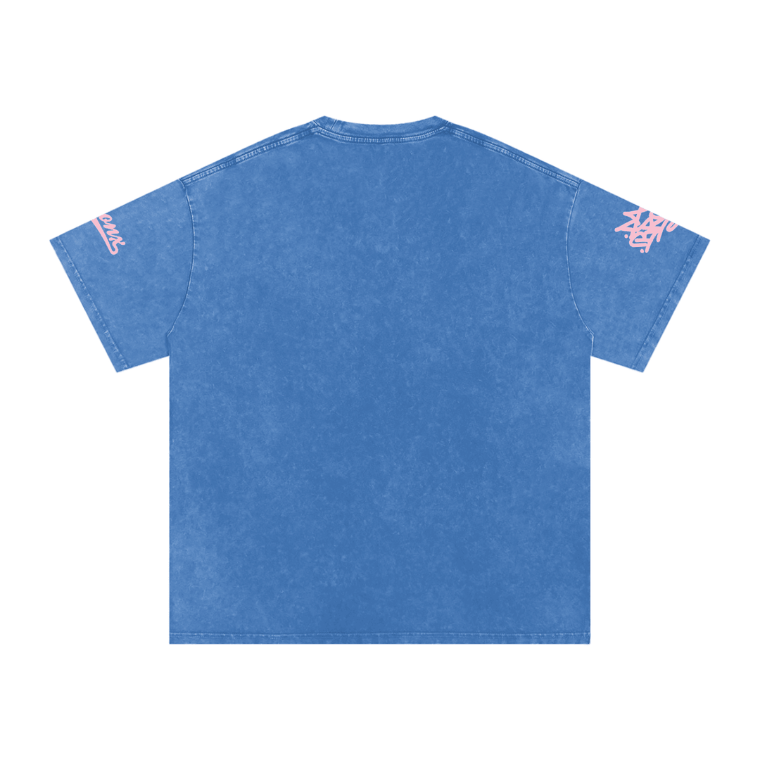 El Bronx Snow Washed Oversized Cotton T-Shirt Alt Colorway by Bronx Native for New York summer