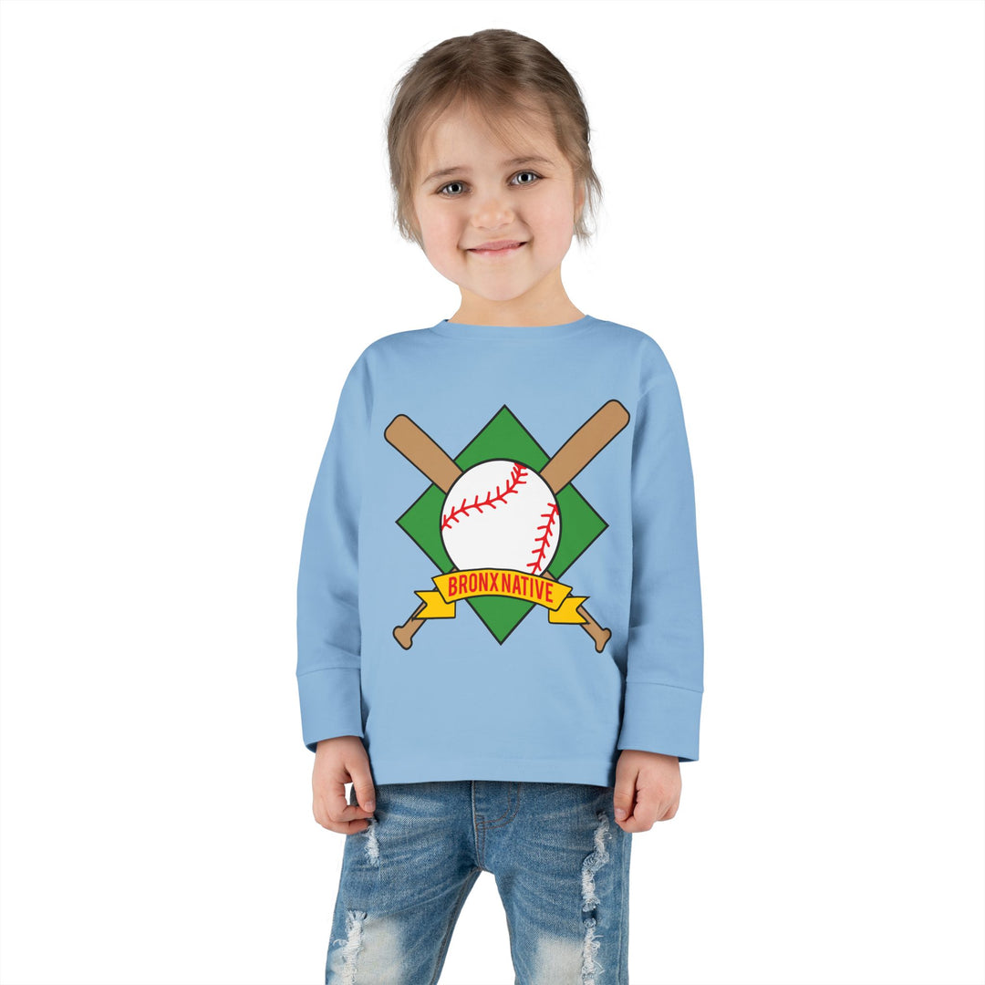 Bronx Native Baseball Toddler Long Sleeve Tee