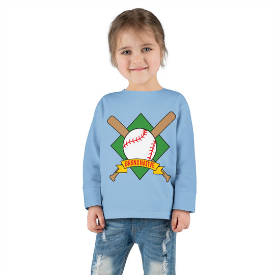 Bronx Native Baseball Toddler Long Sleeve Tee