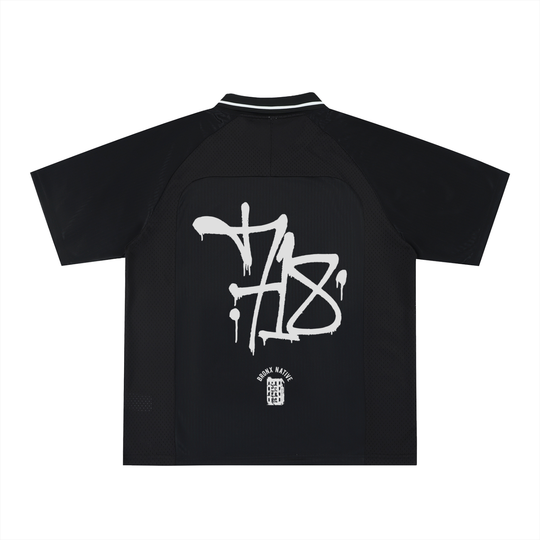 Paraguay x Bronx Native Limited Edition Color Pop Striped V-Neck Soccer Jersey product image 2 of 2 by Bronx Native