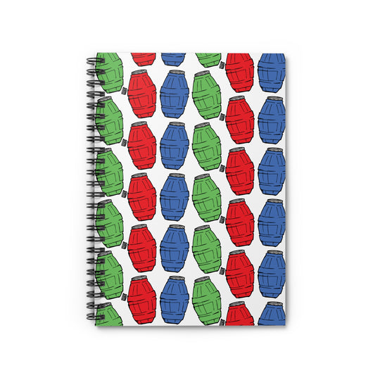 Quarter Water Spiral Journal Notebook