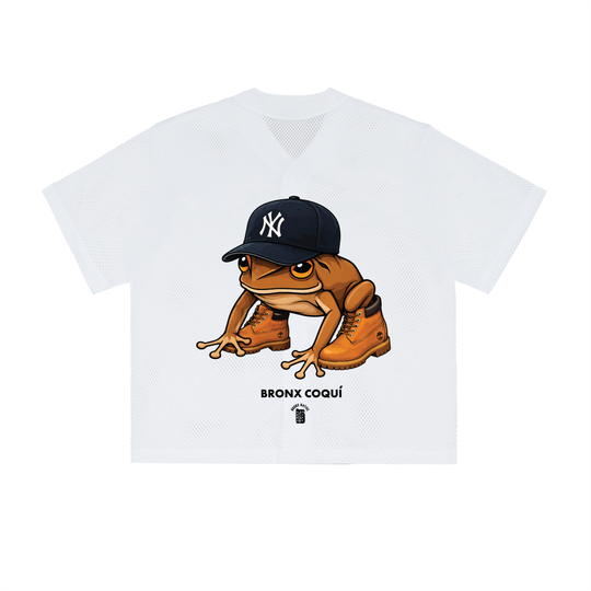 Bronx Coqui 787 Nuyorican Varsity Button-Up Baseball Jersey by Bronx Native - Puerto Rico Collection