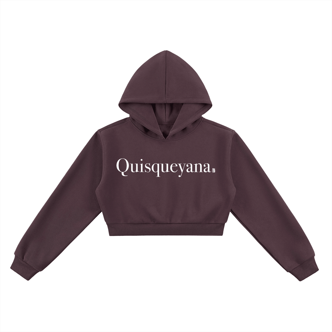 Quisqueyana Essential Cropped Hoodie