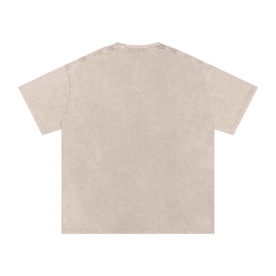 The Bronx Pidgeon Snow Washed Oversized Cotton T-Shirt