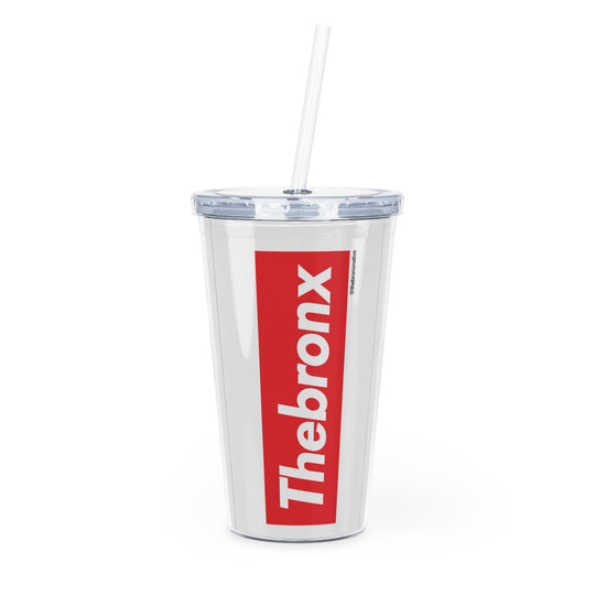 The Bronx Plastic Tumbler with Straw