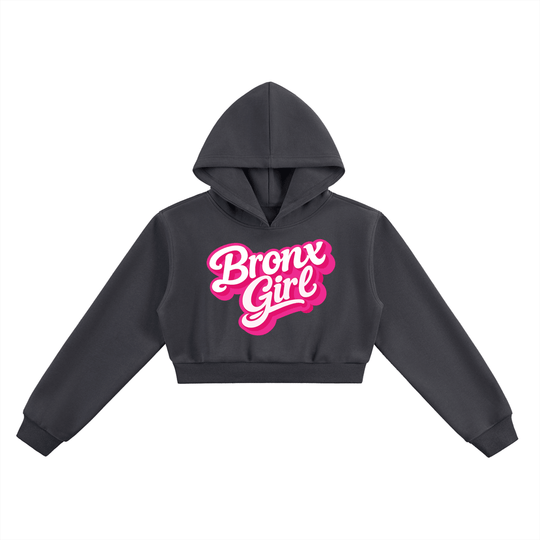 Essential Cropped Hoodie by Bronx Native