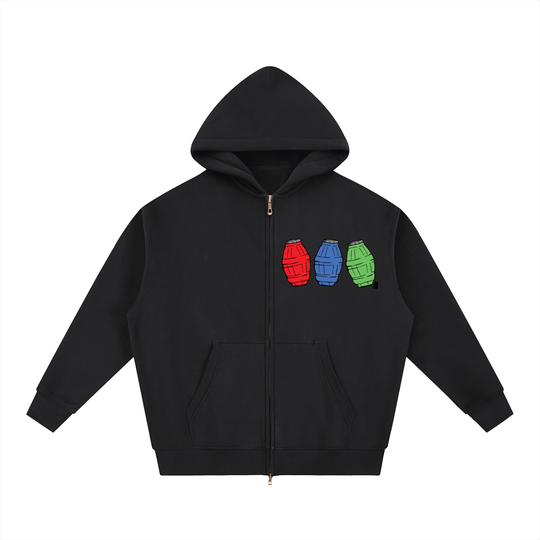 Quarter Ice Essential Oversized Fleece Boxy Hoodie