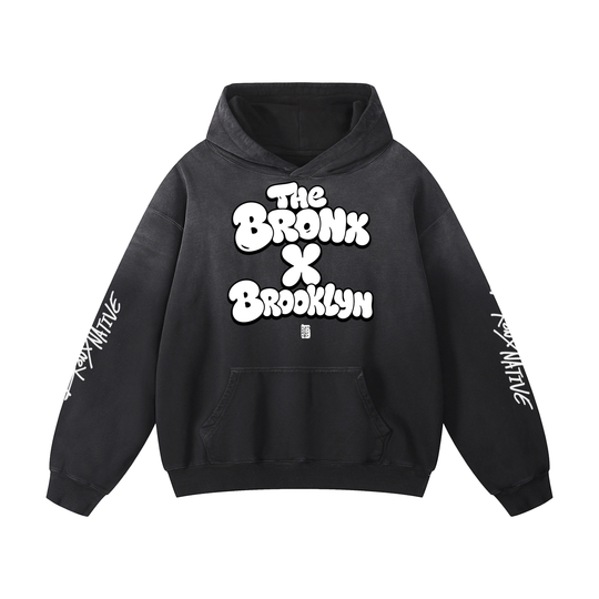 The Bronx x Brooklyn Heavyweight Sunfade Oversized Hoodie