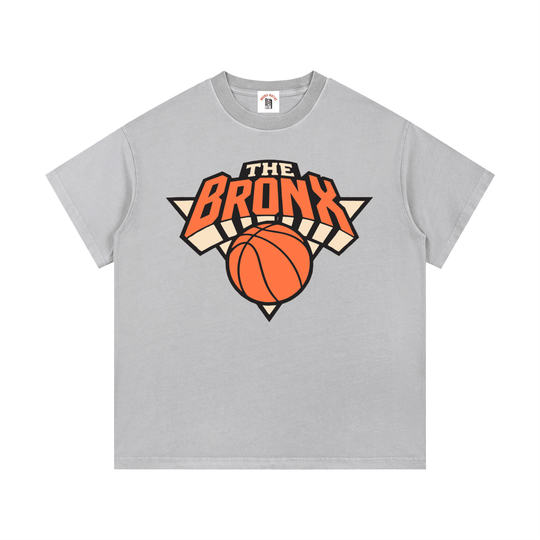 Bronx Basketball 2026 Playoffs Vintage Wash Cotton T-Shirt by Bronx Native