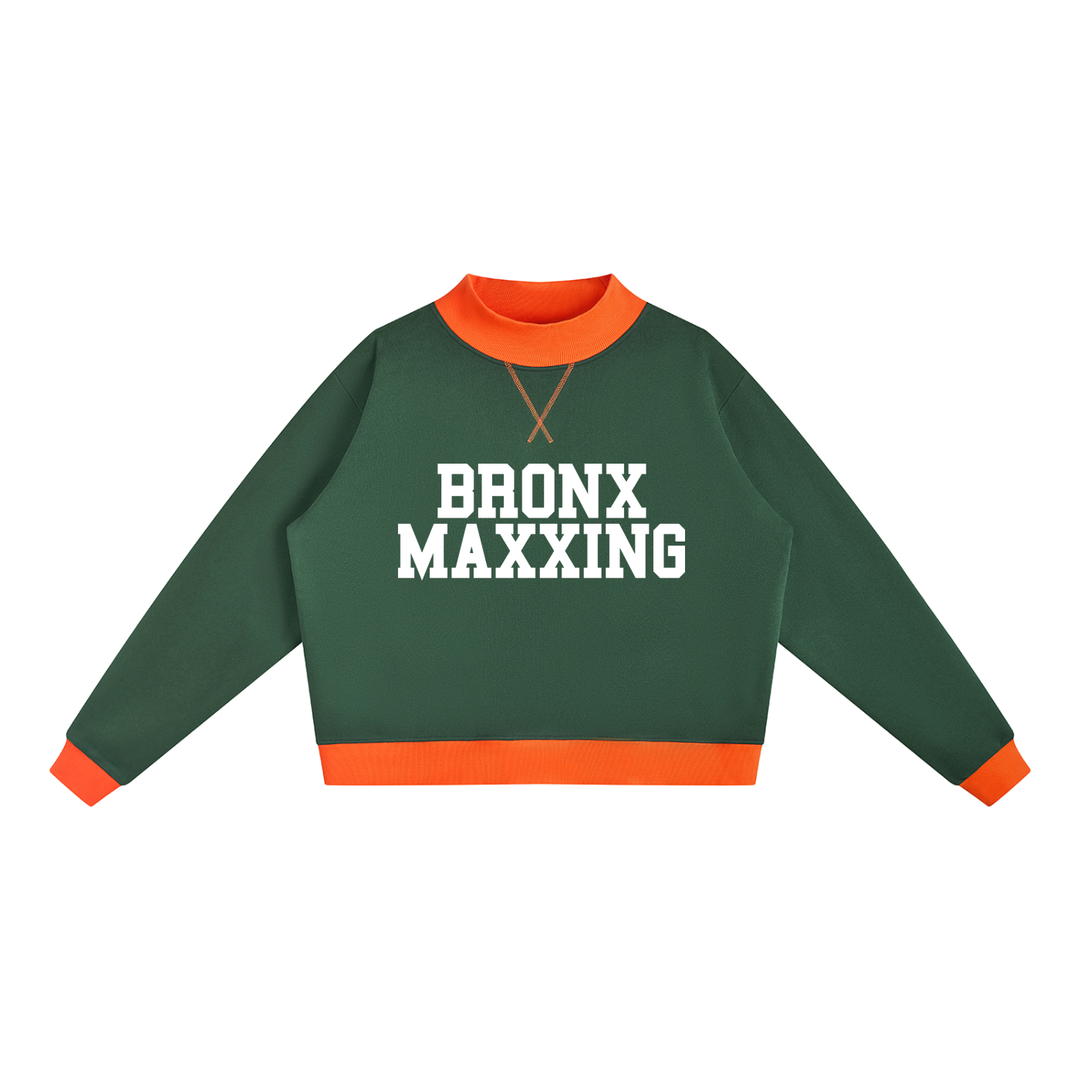Bronx Summer Color Pop Mock Neck Crewneck by Bronx Native — Summer Collection product image