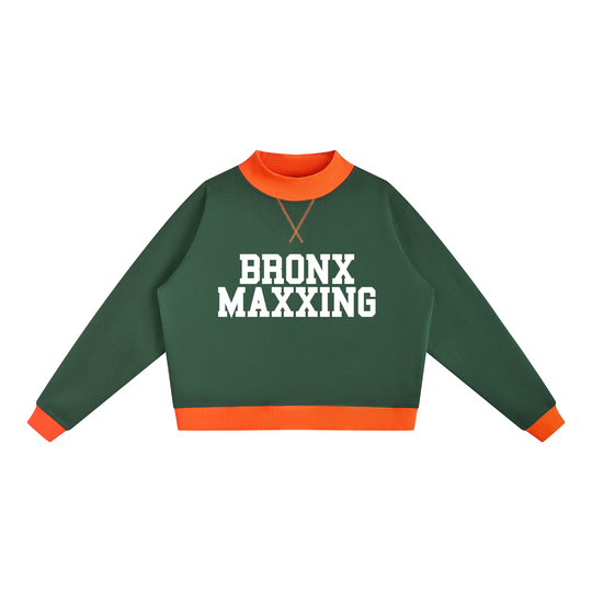 Bronx Summer Color Pop Mock Neck Crewneck by Bronx Native — Summer Collection product image