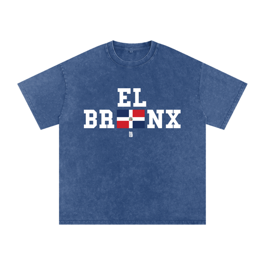 The Bronx (DR) Snow Washed Oversized Cotton T-Shirt
