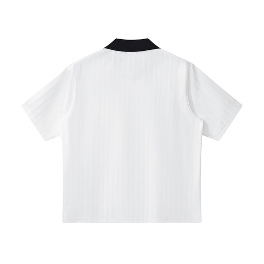 Bronx Basketball 2026 Playoff Edition Contrast Collar Striped Soccer Jersey by Bronx Native
