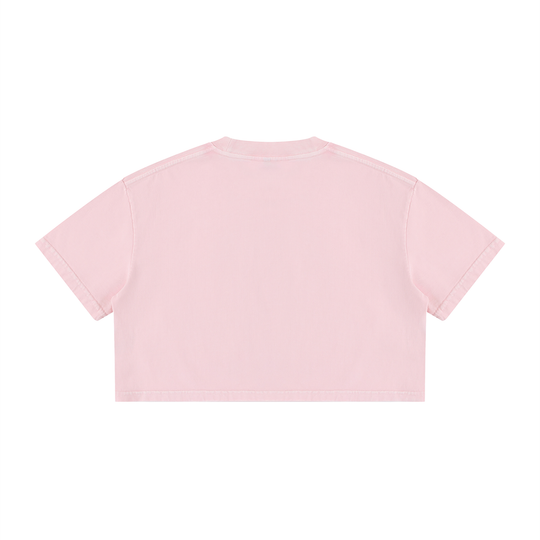 BX x BK 30th Anniversary Mineral Wash Crop Tee by Bronx Native — BX x BK 30th Anniversary Stadium Series product image