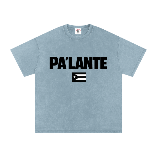 Pa'lante PR Edition Snow Washed Oversized Cotton T-Shirt