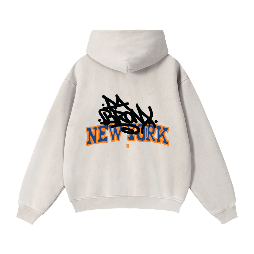 Bronx Basketball Limited Edition Zip-Through Boxy Fleece Hoodie by Bronx Native